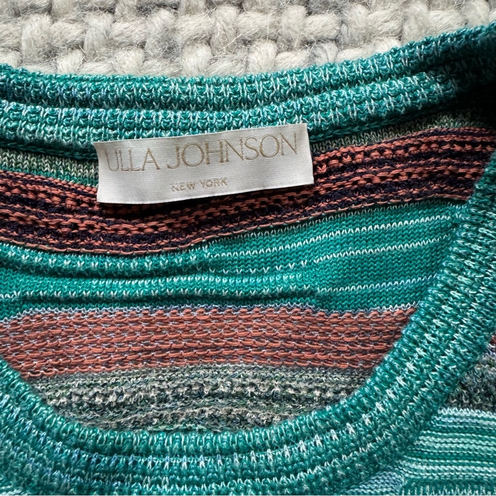 Ulla Johnson Multicolor Knit Crop Top - Picture 4 of 6